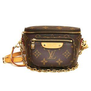 Louis Vuitton Bum Bag canvas leather Monogram handbag brown